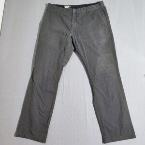 Volcom pants men's size 36X32 grey colour Vmonty straight lag Style# 11133S1